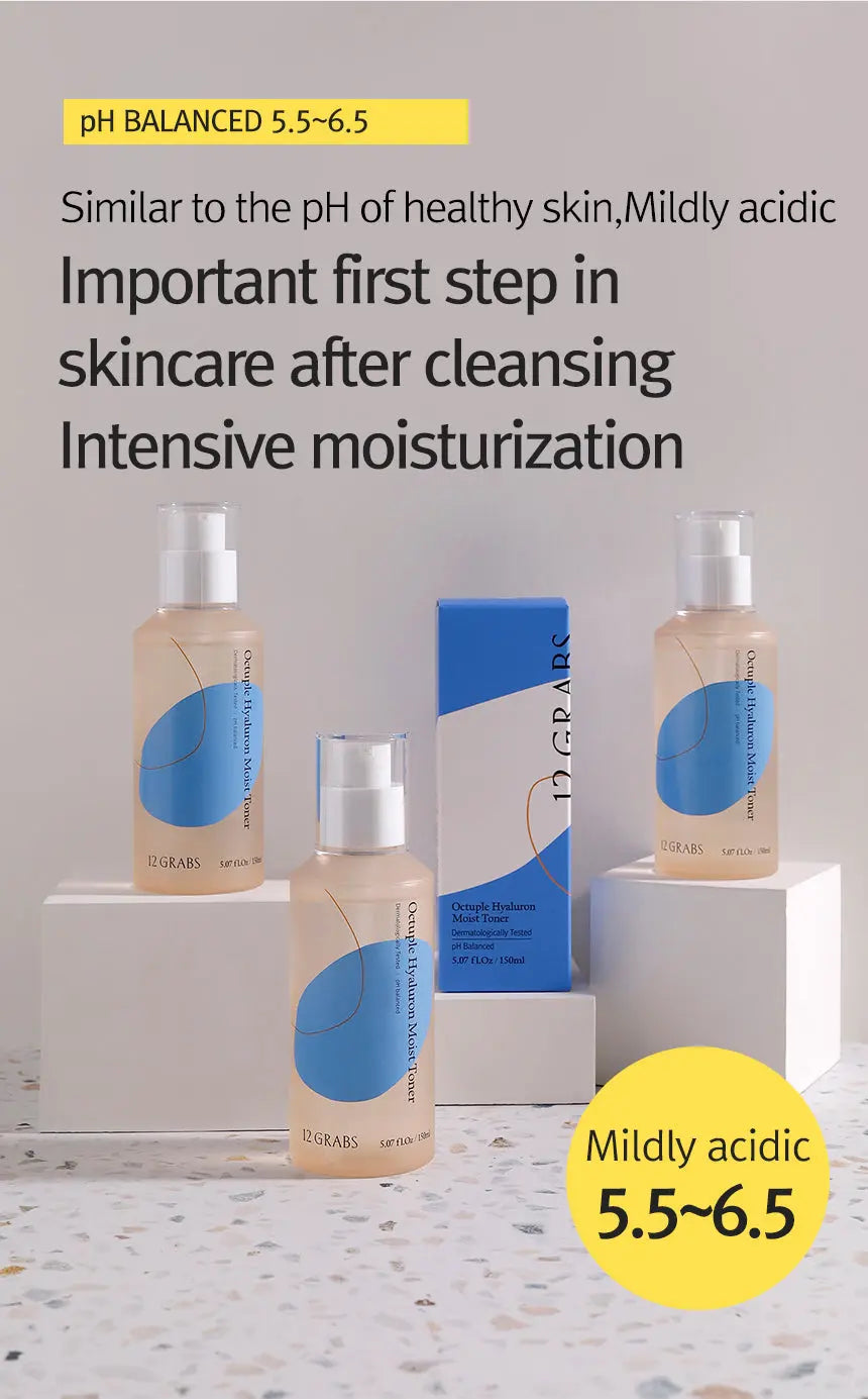 12GRABS Octuple Hyaluron Moist Toner 150ml 12GRABS