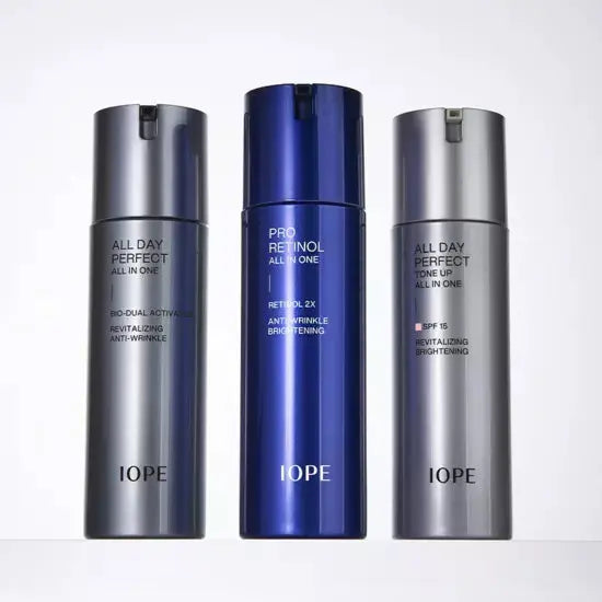 IOPE Men Pro Retinol All In One 120ml+Cleansing Foam IOPE