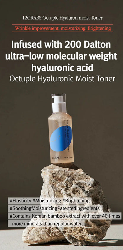 12GRABS Octuple Hyaluron Moist Toner 150ml 12GRABS