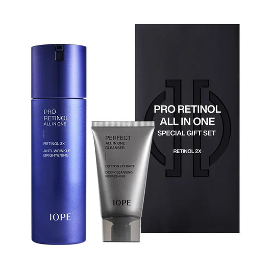 IOPE Men Pro Retinol All In One 120ml+Cleansing Foam IOPE