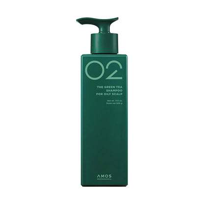 amos PROFESSIONAL THE GREEN TEA SHAMPOO FOR OILY SCALP 500ml amos PROFESSIONAL