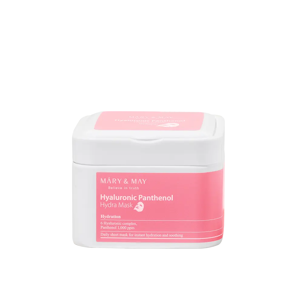 DewySkinShop Mask – [MARY & MAY] Hyaluronic Panthenol Hydra Mask 400g (30ea) – Deep… mask with hyaluronic acid for deep…