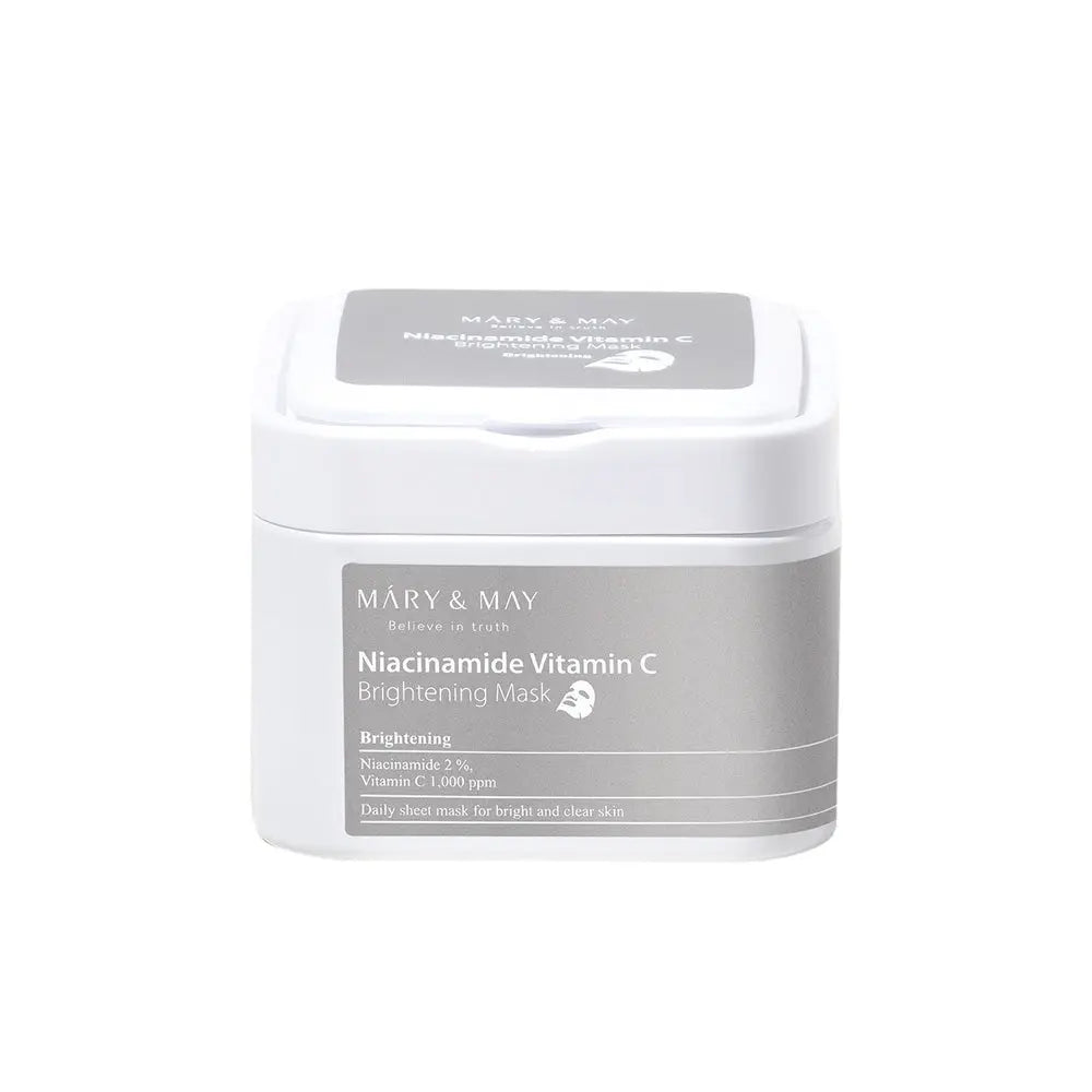 DewySkinShop Mask – [MARY & MAY] Niacinamide Vitamin C Brightening Mask 400g (30ea)… mask with vitamin c for pigmentation
