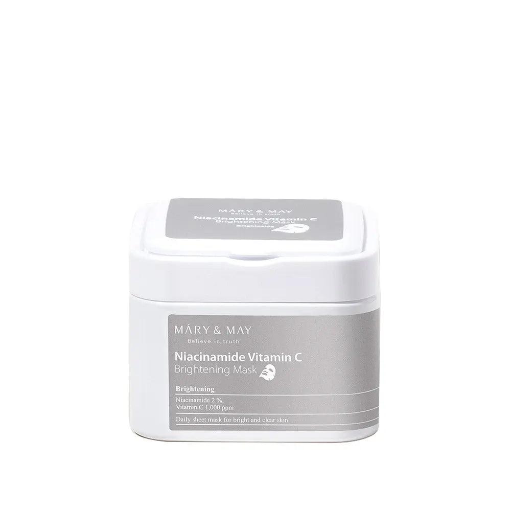 DewySkinShop Mask – [MARY & MAY] Niacinamide Vitamin C Brightening Mask 400g (30ea)… mask with vitamin c for pigmentation