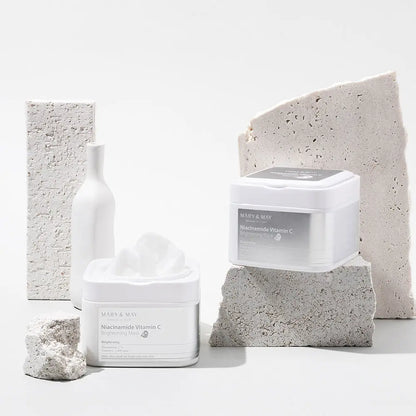 DewySkinShop Mask – [MARY & MAY] Niacinamide Vitamin C Brightening Mask 400g (30ea)… mask with vitamin c for pigmentation