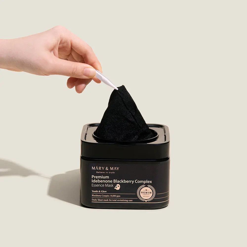 DewySkinShop Toner – [MARY & MAY] Premium Idebenone Blackberry Complex Essence Mask… toner for healthy skin