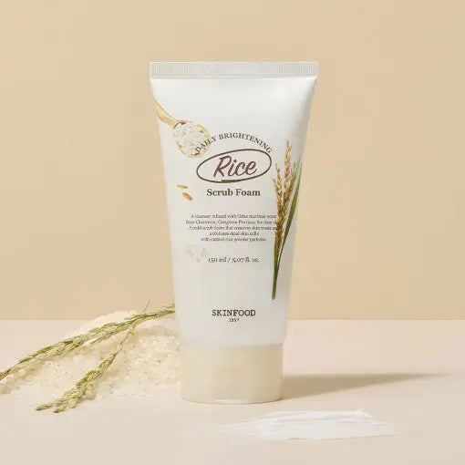 SKINFOOD Rice Daily Brightening Scrub Foam 150ml SKINFOOD
